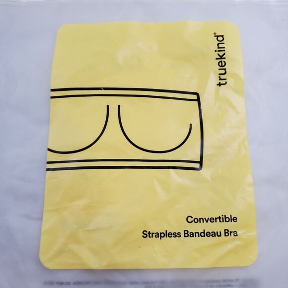 Truekind Convertible Strapless Bandeau Bra Women Size 2XL NWT Wireless - Picture 8 of 12